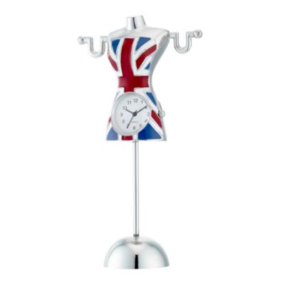 Miniature Union Jack Mannequin Jewellery Stand