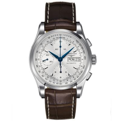 Longines Heritage 1954 brown strap chronograph - Product number 8418128