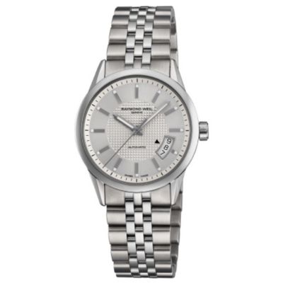 Raymond Weil men's silver dial automatic bracelet watch - Product number 8420513