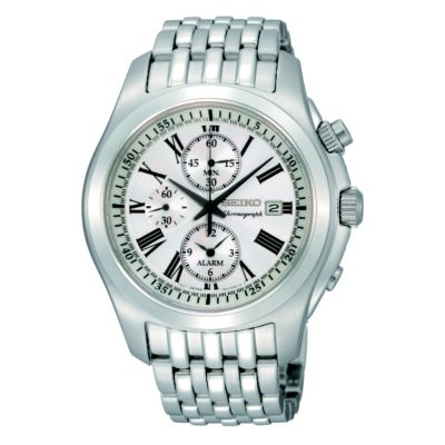 Seiko Men's Chronograph Stainless Steel Bracelet Watch - Product number 8422370