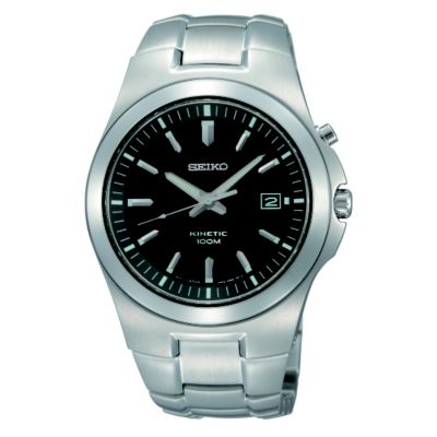 Seiko Kinetic Men's Stainless Steel Bracelet Watch - Product number 8422397