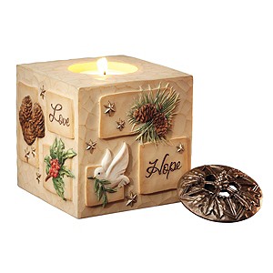 Comfort to Go Peace, Love, Hope and Joy Candle