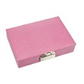 Stackers Pink Lidded Mini Stacker Jewellery Box at H. Samuel