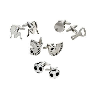 Mens Bad Habits Cufflinks Set