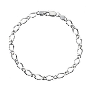 H Samuel Sterling Silver Fancy Link Bracelet