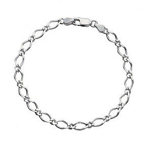 sterling Silver Fancy Link Bracelet