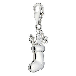 sterling Silver Stocking Charm