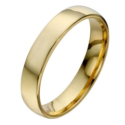 22ct Yellow Gold 4mm Extra Heavyweight Court Wedding Ring - Product number 8440506