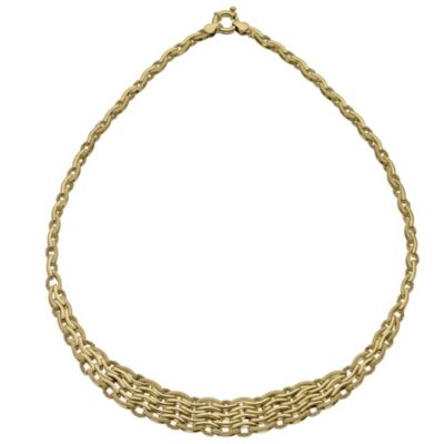 9ct Yellow Gold Graduated Necklace