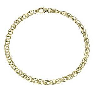 9ct Yellow Gold Multi Interlinking Chain Bracelet9ct Yellow Gold Multi Interlinking Chain Bracelet
