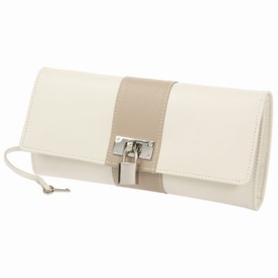 Cannes cream and stone jewellery roll - Product number 8461309