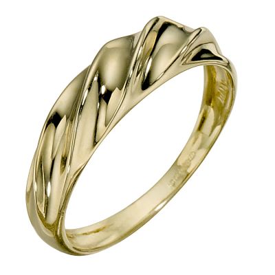 9ct Yellow Gold Twist Ring