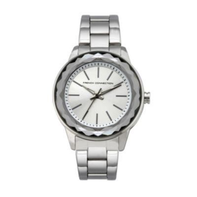 French Connection Ladies' Silver Dial Bracelet Watch - Product number 8463530