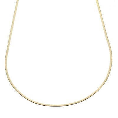 H Samuel 9ct Yellow Gold Herringbone Pattern Necklace