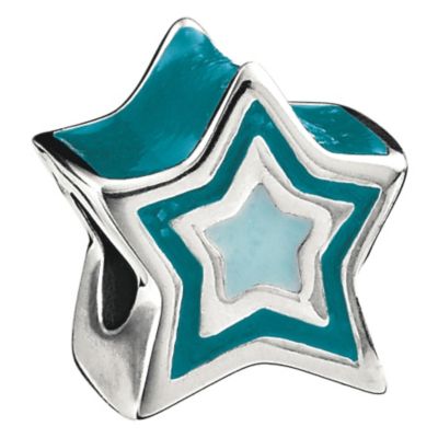 Miss Chamilia - sterling silver and enamel starlight kid's bead - Product number 8470588