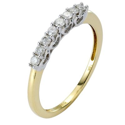 18ct Gold Fifth Carat Diamond Eternity Ring