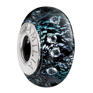 Chamilia - Radiance Murano Glass & Silver Black Shine BeadChamilia - Radiance Murano Glass & Silver