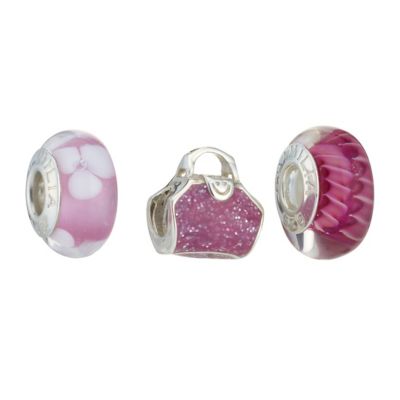 Chamilia - Sterling Silver Murano 3 Bead Starter