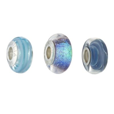 Chamilia - sterling silver & Murano glass 3 bead starter set - Product number 8472785