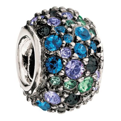 Chamilia - mixed & black Swarovski crystal & sterling silver kaleidoscope bead - Product number 8473110