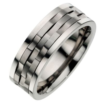 Titanium Groove Spin Ring - Product number 8476993
