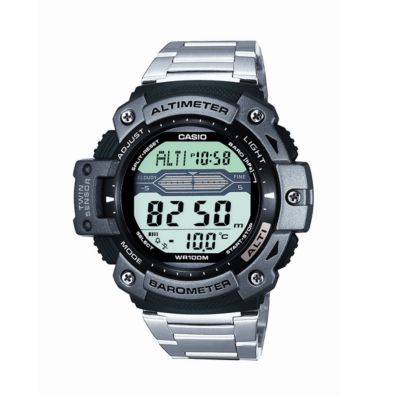 Casio Stainless Steel Twin Sensor Bracelet Watch
