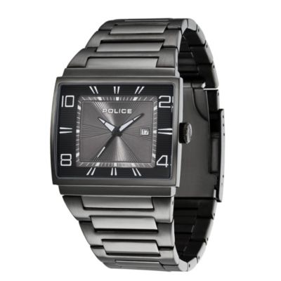 Police Men's Black Dial Black Ion Plated Bracelet Watch - Product number 8483213