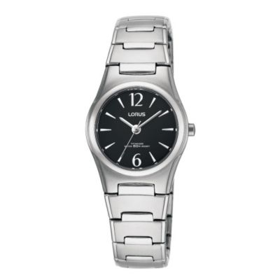 Lorus Ladies' Titanium Black Dial Bracelet Watch - Product number 8485178
