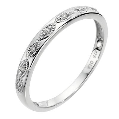 9ct white gold diamond eternity ring