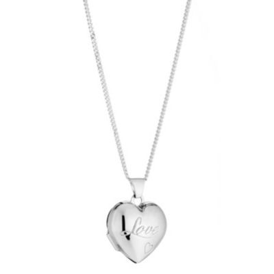 De Montfort sterling silver love locket - Product number 8492670
