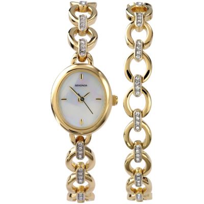 Sekonda Ladies' Gold-Plated Bracelet Gift Set - Product number 8495173