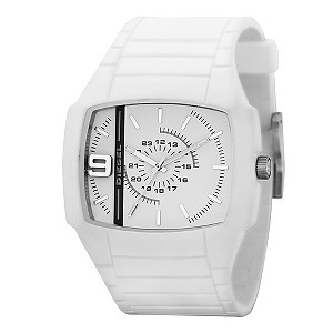 Diesel Men's White Silicone WatchDiesel Men's White Silicone Watch