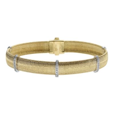 The Fifth Season 18ct gold diamond set Egiziana bracelet - Product number 8502870