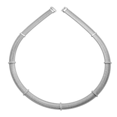 The Fifth Season 18ct white gold diamond Egiziana necklace