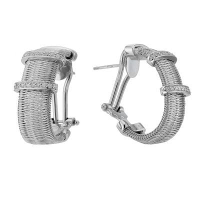 The Fifth Season 18ct white gold diamond Egiziana earrings - Product number 8503281