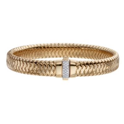 The Fifth Season 18ct rose gold diamond set Masai bracelet - Product number 8503346