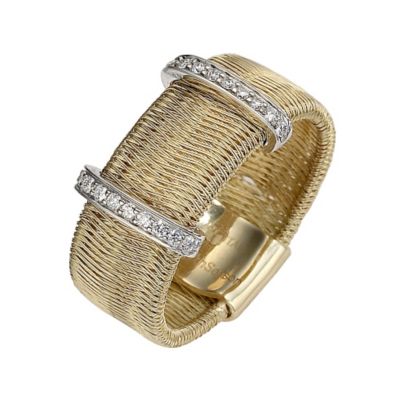 The Fifth Season 18ct gold diamond set Egiziana ring