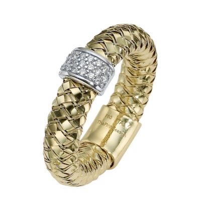 The Fifth Season 18ct gold diamond set Masai ring