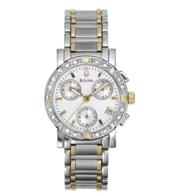 Bulova Ladies' Diamond Set Chronograph watch - Product number 8510431