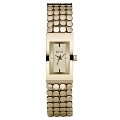 DKNY ladies' gold plated bracelet watch - Product number 8510628