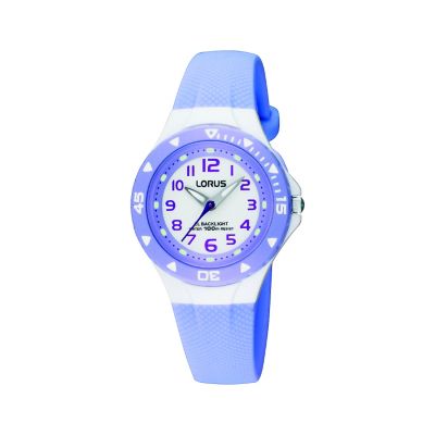 Lorus Child's Lilac Rubber Strap Watch - Product number 8513147