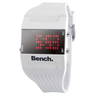 Bench Ladies' LED Dial White Resin Strap Watch - Product number 8515107