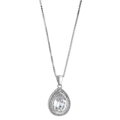 De Montfort sterling silver vintage cubic zirconia pendant - Product number 8516456