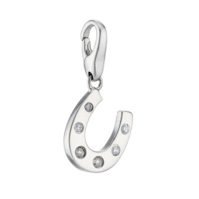Lucky Charms - sterling silver cubic zirconia horseshoe - Product number 8517037
