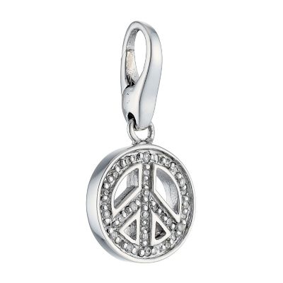 Lucky Charms - sterling silver cubic zirconia set peace - Product number 8517444