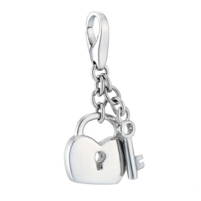 Lucky Charms - sterling silver padlock and key charm - Product number 8517525