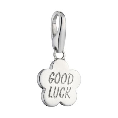 Lucky Charms - sterling silver good luck clover charm - Product number 8517630