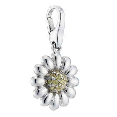 Lucky Charms - sterling silver cubic zirconia sunflower - Product number 8517657