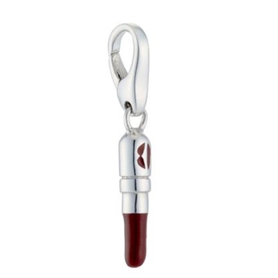 Lucky Charms - sterling silver and enamel lipstick charm - Product number 8517738