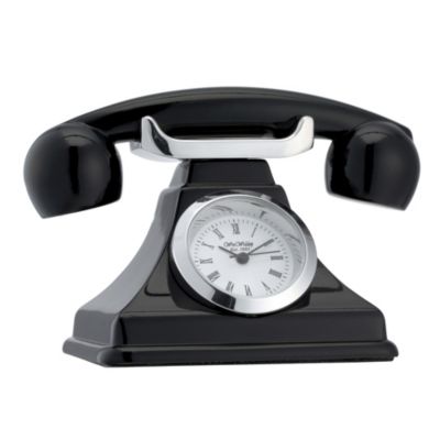 H Samuel Miniature Old Fashioned Telephone Clock